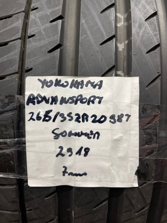 4x Yokohama Advan Sport 265/35ZR20 98Y DEMO