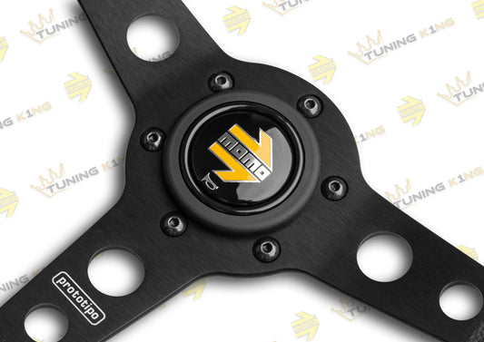 MOMO Lenkrad Prototipo 350mm Schwarz Glattleder