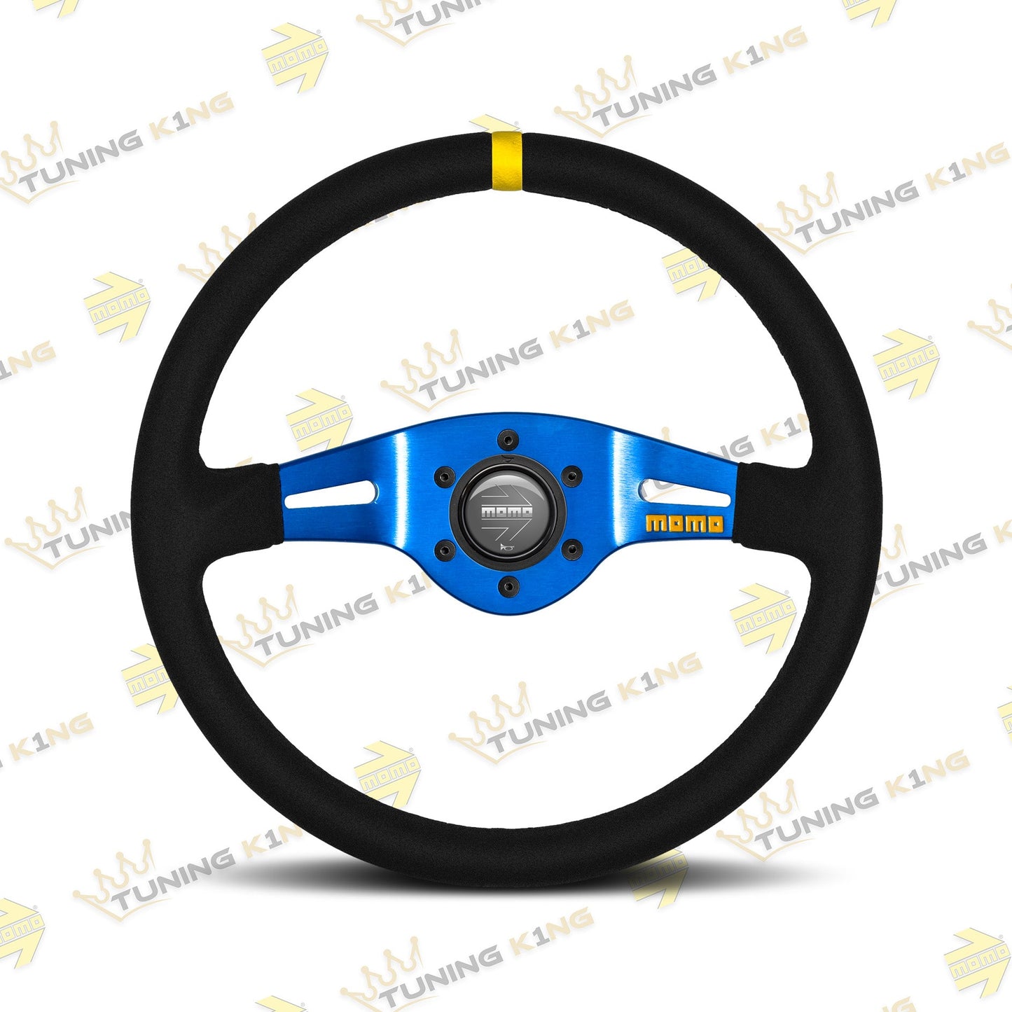 MOMO Lenkrad MOD. 03 350mm Blau Wildleder