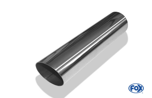 FOX Anschweißendrohr Typ 14 Ø 70 mm / Länge: 300 mm - rund / uneingerollt / 15° abgeschrägt / ohne Absorber