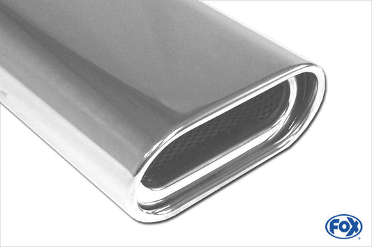 Mercedes SL Typ R129 Endschalldämpfer Ø70mm - 160x80 Typ 53 - Nur für Modelle mit serienmäßiger Steckverbindung! (kein Flansch!)