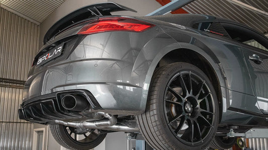 Grail Auspuffanlage Audi TT RS Oval Schwarz (170x107) DAZA Cabrio