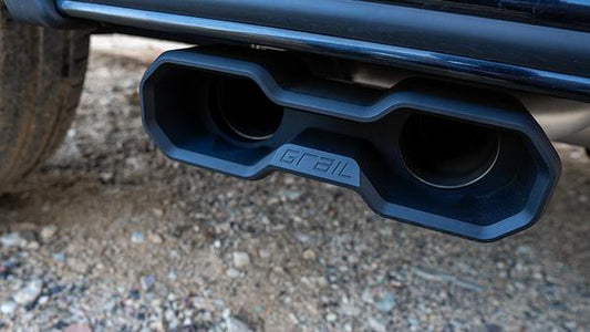 Grail Auspuffanlage Mercedes Benz AMG G63 W464 Schwarze Endrohre Montage bei Grail