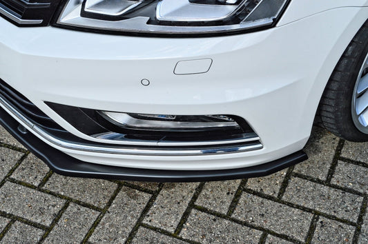CUP Frontspoilerlippe ABS Volkswagen Passat 3C, B7 R-Line Schwarz Matt