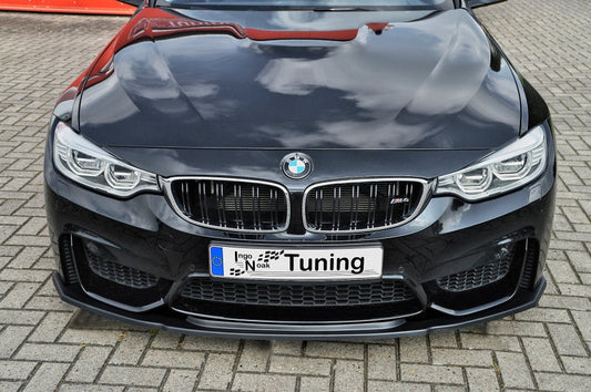 CUP Frontspoilerlippe ABS BMW M4, F82/F83 Bj.: 09/2014- Schwarz Matt