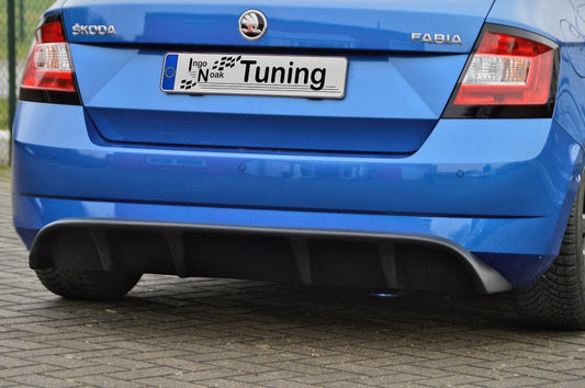 Heckansatz Heckdiffusor Skoda Fabia III, NJ ab Bj.: 2014- Carbon