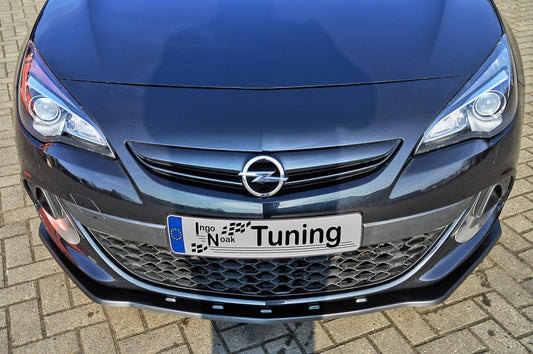 CUP Frontspoilerlippe ABS Opel Astra J OPC ab Bj.: 2012- Schwarz Matt