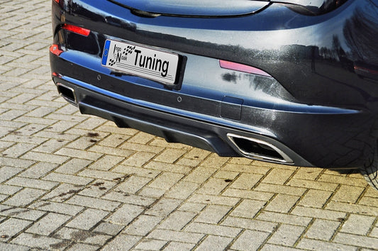 Heckdiffusor Mittelteil ABS Opel Astra J OPC ab Bj.: 2012- Schwarz Matt