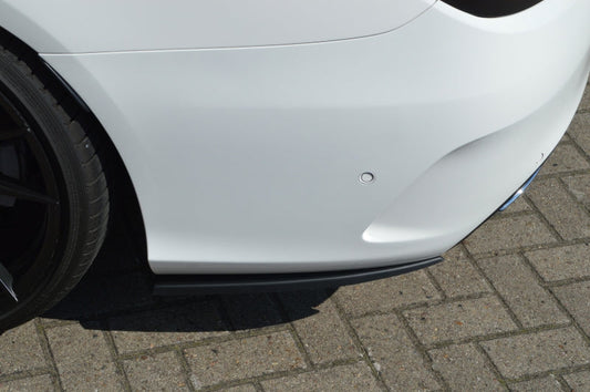 Heckansatz Seitenteile ABS Mercedes Benz C43 AMG, W205 Schwarz Matt