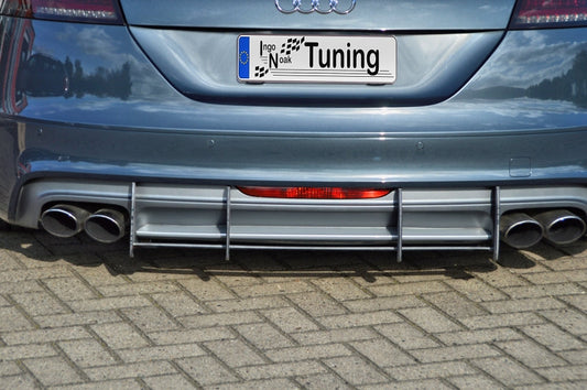 Gefräster Heckansatz Audi TT 8J Ab Bj.: 2009- Schwarz Matt
