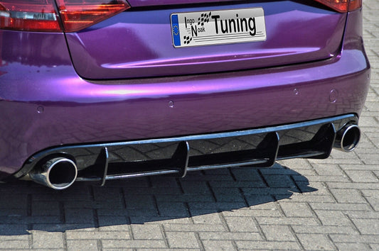 Gefräster Heckansatz Audi A4 / B8 Bj.:2007-2011 Schwarz Matt