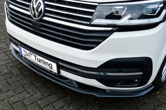CUP Frontspoilerlippe ABS Volkswagen Bus T6 ab Bj.: 2019- Carbon