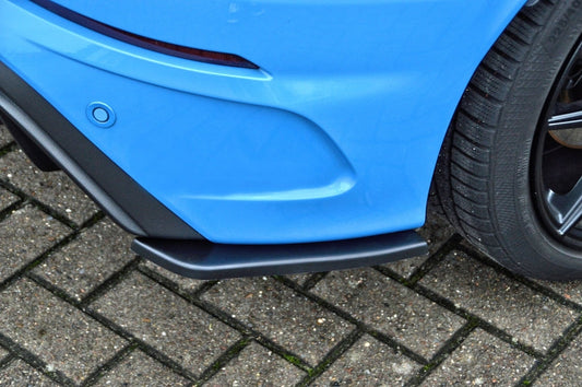 Heckansatz Seitenteile ABS Ford Focus 3 RS, Typ: DYB/RS Schwarz Matt