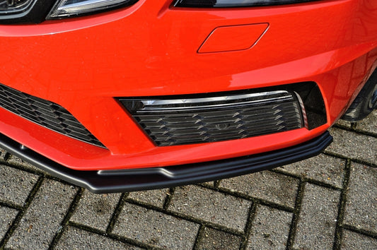 CUP Frontspoilerlippe ABS Skoda Octavia RS 5E ab Bj.: 2016- Schwarz Glanz