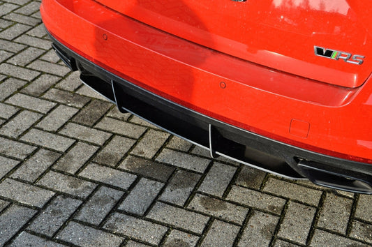 Gefräster Heckansatz Skoda Octavia RS 5E ab Bj.: 2016- Schwarz Matt