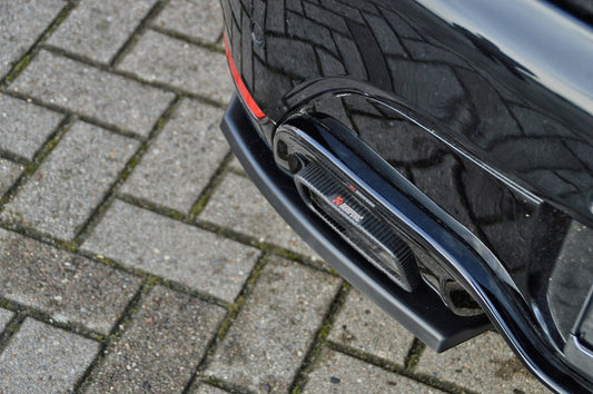 Heckansatz Seitenteile ABS Renault Clio 4, RS ab Bj.: 2013-2016 Schwarz Glanz