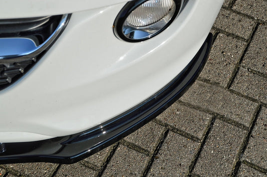 CUP Frontspoilerlippe ABS Opel Adam Ab Bj.: 2012- Schwarz Glanz