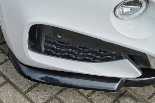 CUP Frontspoilerlippe ABS BMW X6, F16 Bj.: 2014- Schwarz Glanz