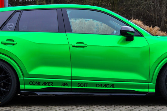 Seitenschwellersatz mit Wing Audi Q2 GA, MK1 Bj.: 2016-2020 Carbon