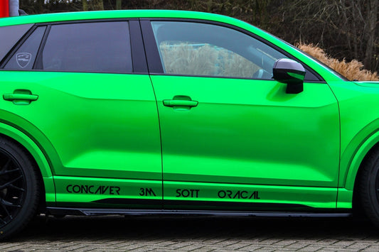 Seitenschwellersatz mit Wing Audi Q2 GA, MK1 Bj.: 2016-2020 Carbon