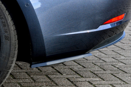 Heckansatz L/R Tesla Model 3 + Performance Bj.:2017- Schwarz Matt