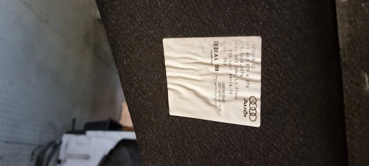 Kofferraumverkleidung links Audi A3 8P NAVI 8P3863879K 87A