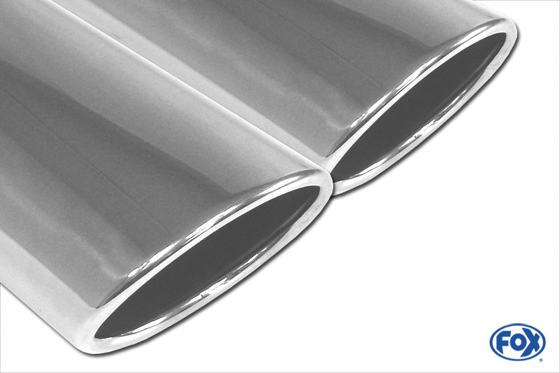 Mercedes A-Klasse W168 Endschalldämpfer - 2x88x74 Typ 33