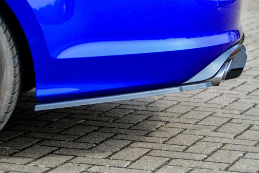 Heckansatz L/R Volkswagen Golf 7 R+ R-Line Bj.: 2013-2017 Schwarz Matt