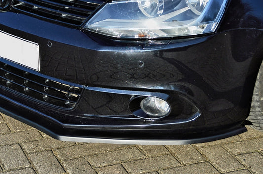 CUP Frontspoilerlippe ABS Volkswagen Jetta 6, Typ. 16 Schwarz Matt