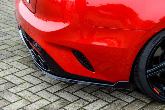 Heckansatz Seitenteile ABS Kia Stinger CK Ab Bj.:2017 Schwarz Glanz