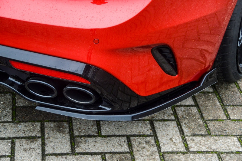 Heckansatz Seitenteile ABS Kia Stinger CK Ab Bj.:2017 Schwarz Glanz