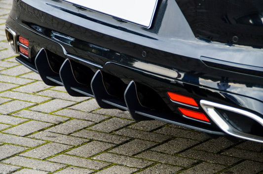 Gefräster Heckansatz Kia Pro Ceed Ab Bj.:2018- Schwarz Matt