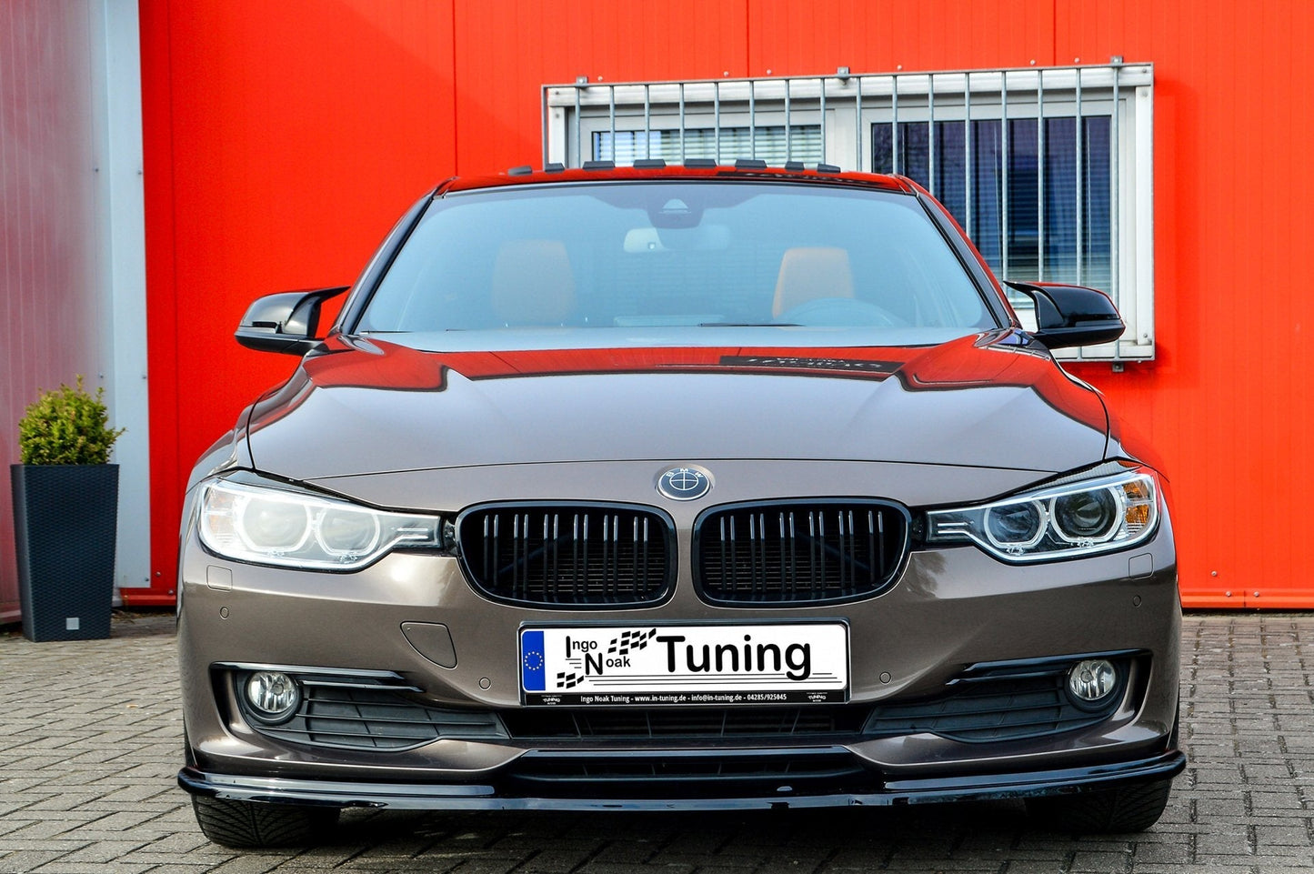 CUP Frontspoilerlippe ABS BMW 3er F30/ F31 Bj.: 2011 - 2015 Schwarz Glanz