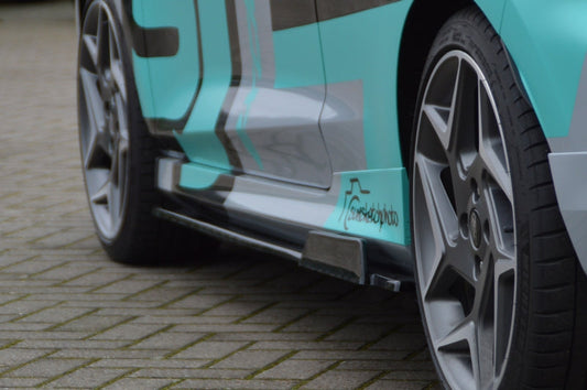 CUP Seitenschweller Ford Fiesta ST, MK8, JHH ab Bj.: 2018- Schwarz Glanz