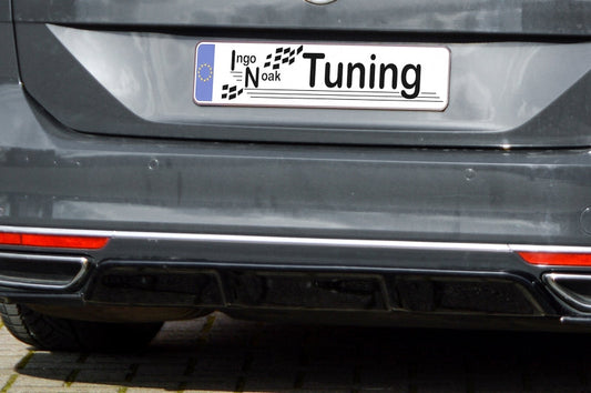 Heckdiffusor Mittelteil ABS Volkswagen Passat 3G, B8 R-Line Schwarz Matt