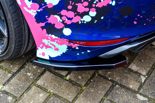 Heckansatz L/R Volkswagen Golf 7 R Bj.: 2013-2017 Schwarz Glanz