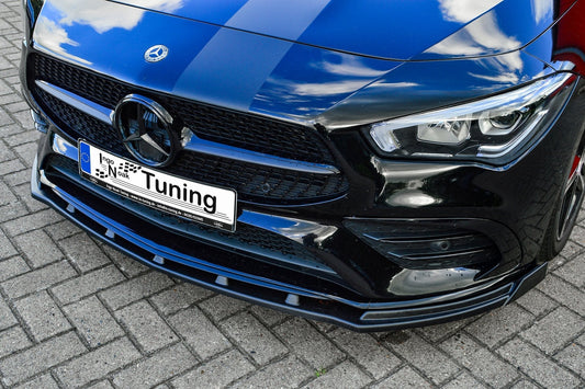 CUP Frontspoilerlippe ABS, mit Wing Mercedes Benz CLA X118 Shootingbrake Carbon