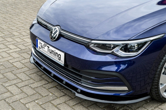 CUP Frontspoilerlippe ABS Volkswagen Golf 8 ab Bj.: 12/2019- Schwarz Matt