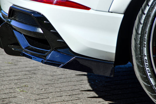 Heckansatz Seitenteile ABS Audi Q3, Typ F3 ab Bj.: 2018- Carbon