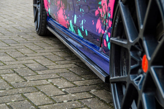 CUP Seitenschweller Volkswagen Golf 7 R+ R-Line Bj.: 2013-2017 Carbon