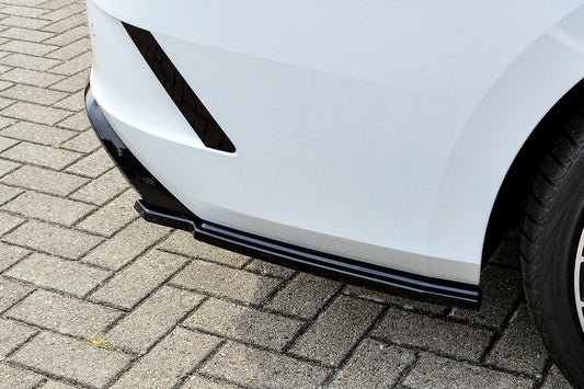 Heckansatz Seitenteile ABS Skoda Octavia RS, NX, Combi Schwarz Glanz