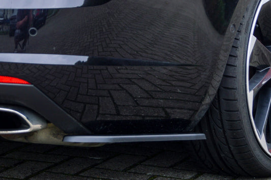 Heckansatz Seitenteile ABS Skoda Octavia RS 5E ab Bj.: 2013-2016 Schwarz Matt