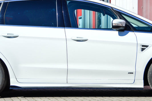 CUP 2 Seitenschweller Ford S-Max 2 Bj.: 2015-2019 Schwarz Glanz