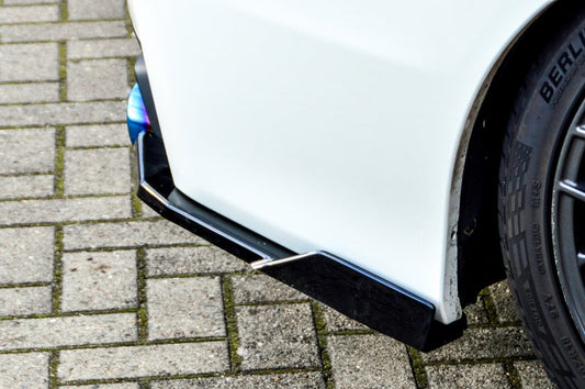 Heckansatz L/R Subaru Impreza WRX STI (V1 + VAF) Bj.: 2015-2018 Schwarz Glanz