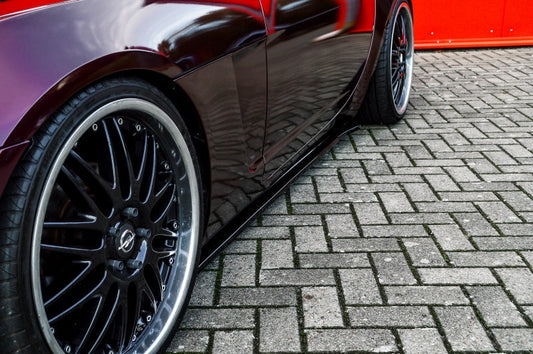 CUP Seitenschweller Opel GT-Roadster BJ.:2007-2009 Schwarz Glanz