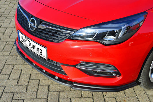 CUP Frontspoilerlippe ABS Opel Astra K, Sports Tourer Schwarz Matt