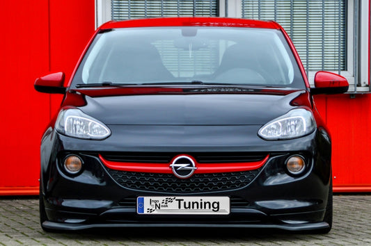 CUP Frontspoilerlippe ABS Opel Adam S, + OPC Line ab Bj.: 2015- Schwarz Glanz