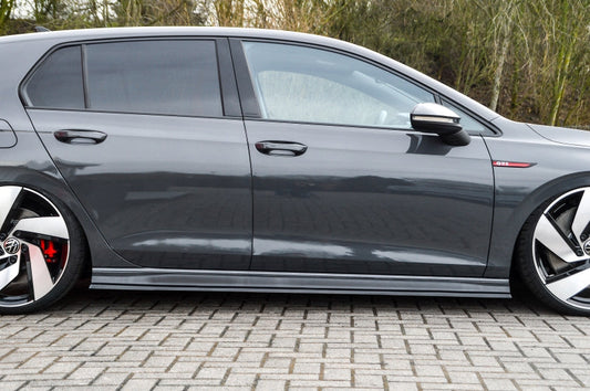 CUP Seitenschweller Volkswagen Golf 8 GTI ( CD1) ab Bj.: 2020- Carbon