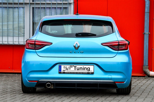 Gefräster Heckansatz Renault Clio 5 ab Bj.: 2019- Schwarz Matt
