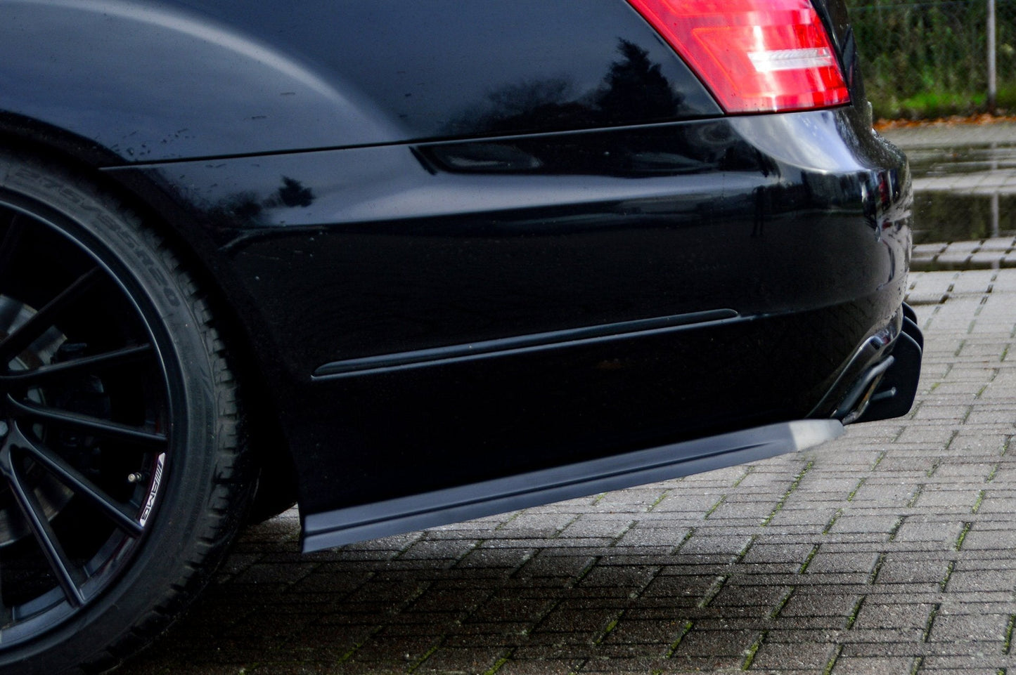 Heckansatz Seitenteile ABS Mercedes Benz S-Klasse, W221 Bj.: 2009-2013 Carbon